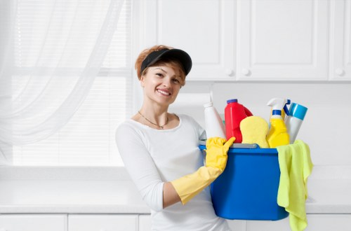 Staff training session for professional Roehampton cleaners