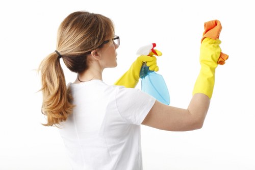 Local Roehampton cleaning team preparing an empty home for new occupants