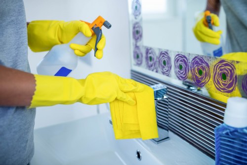 Deep cleaning tasks for kitchens and bathrooms in Roehampton properties